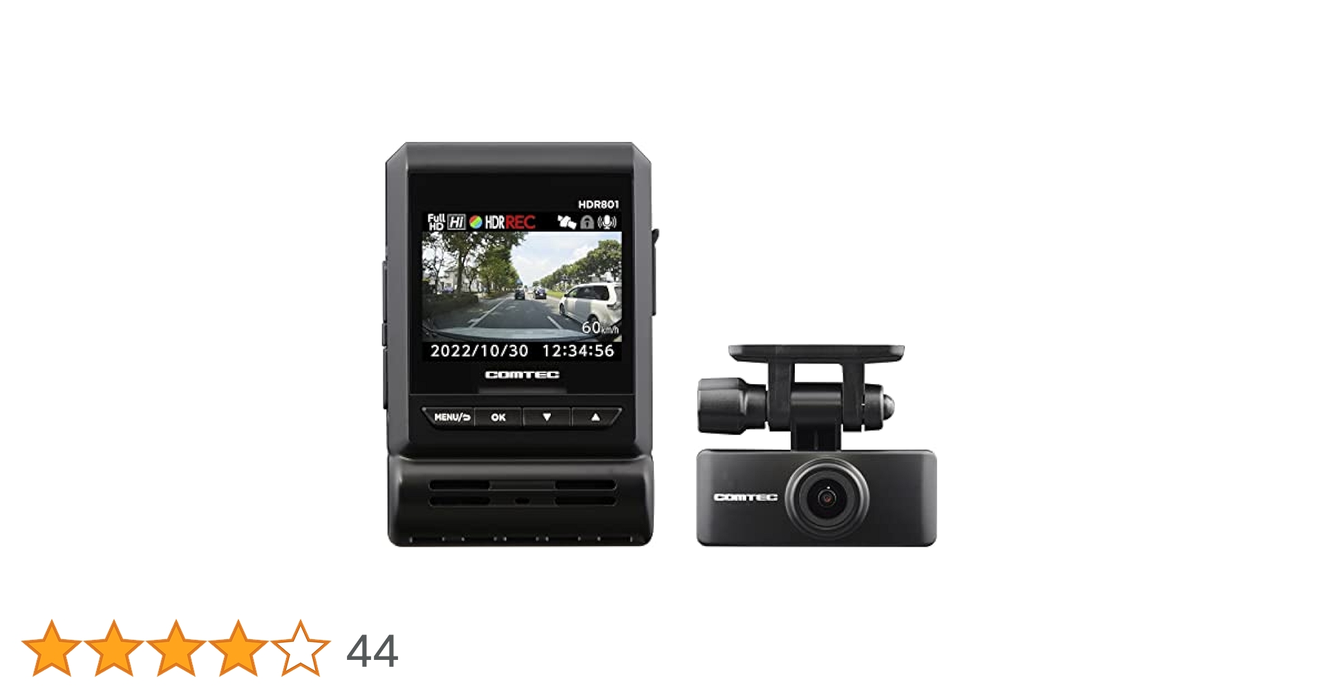 COMTEC HDR801 前後2カメラ ドライブレコーダー Amazon | コムテック 車用 ドライブレコーダー 前後2カメラ
